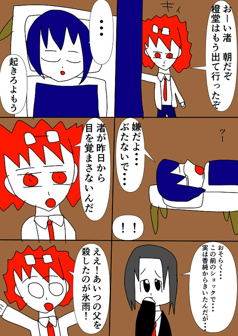 渚、記憶喪失になる