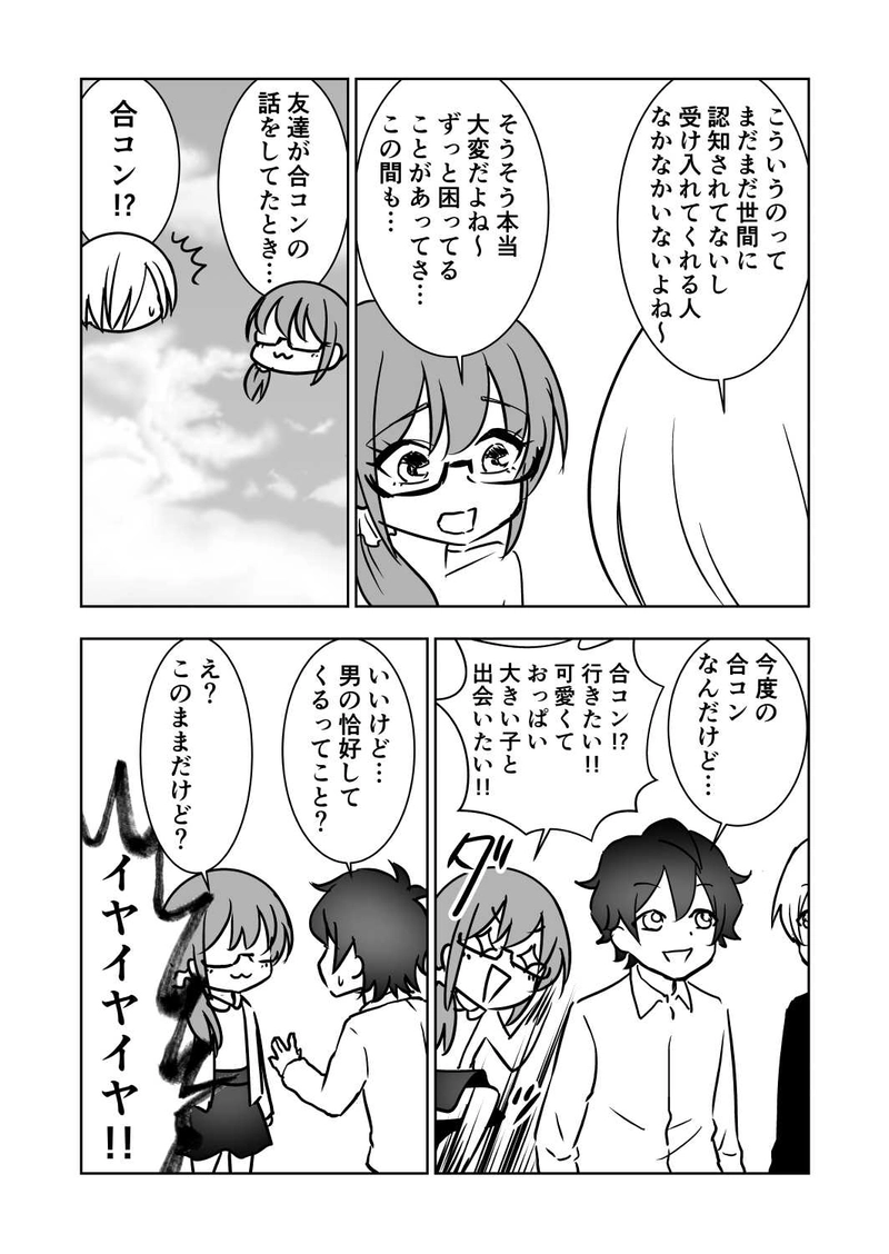 性自認と性的指向と合コン