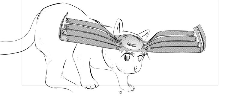 フロントウィングの猫2