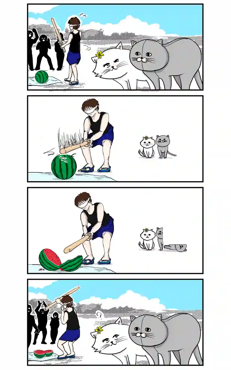 スイカ割り