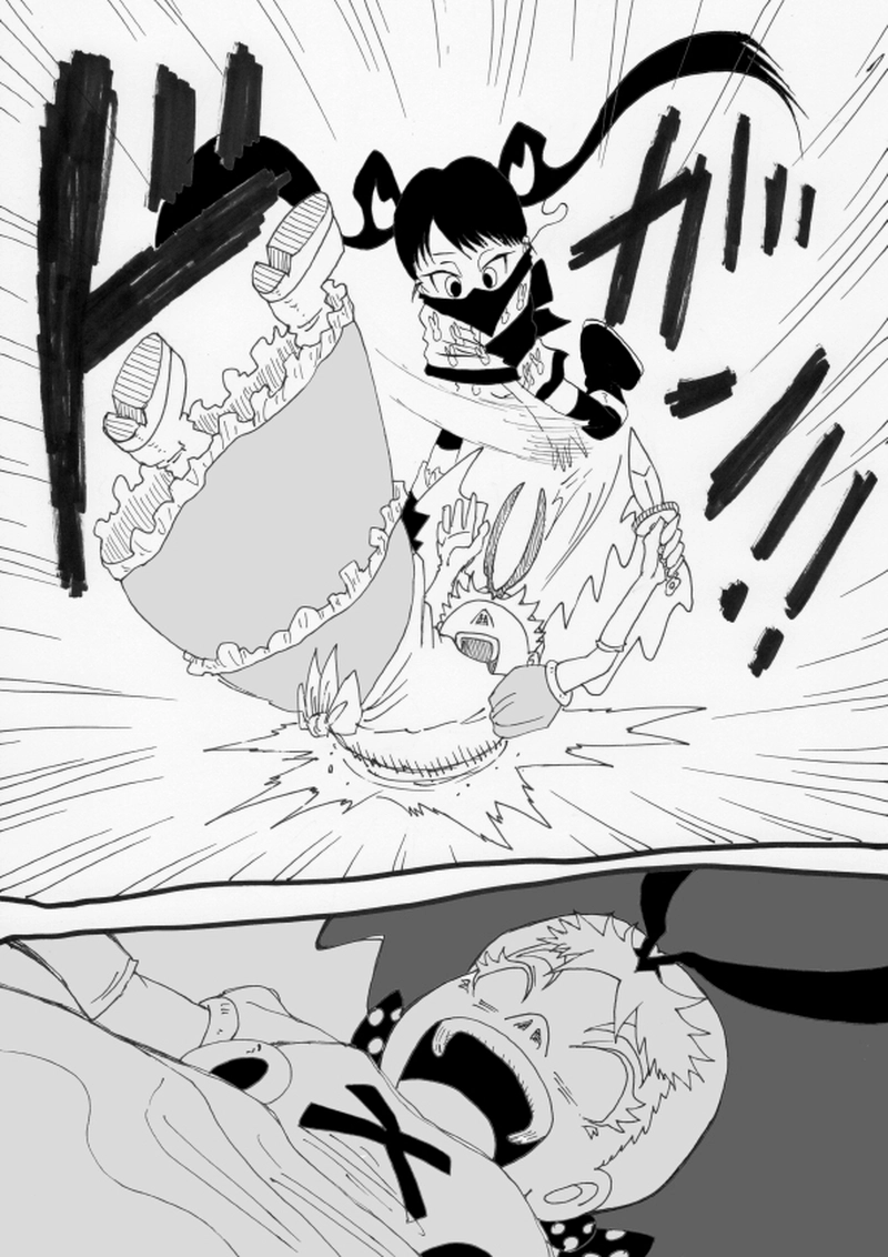 狂乱の白うさぎ