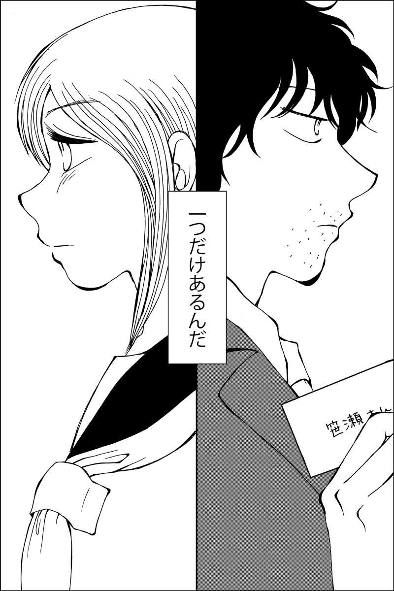 三つ編み娘とヒゲ男