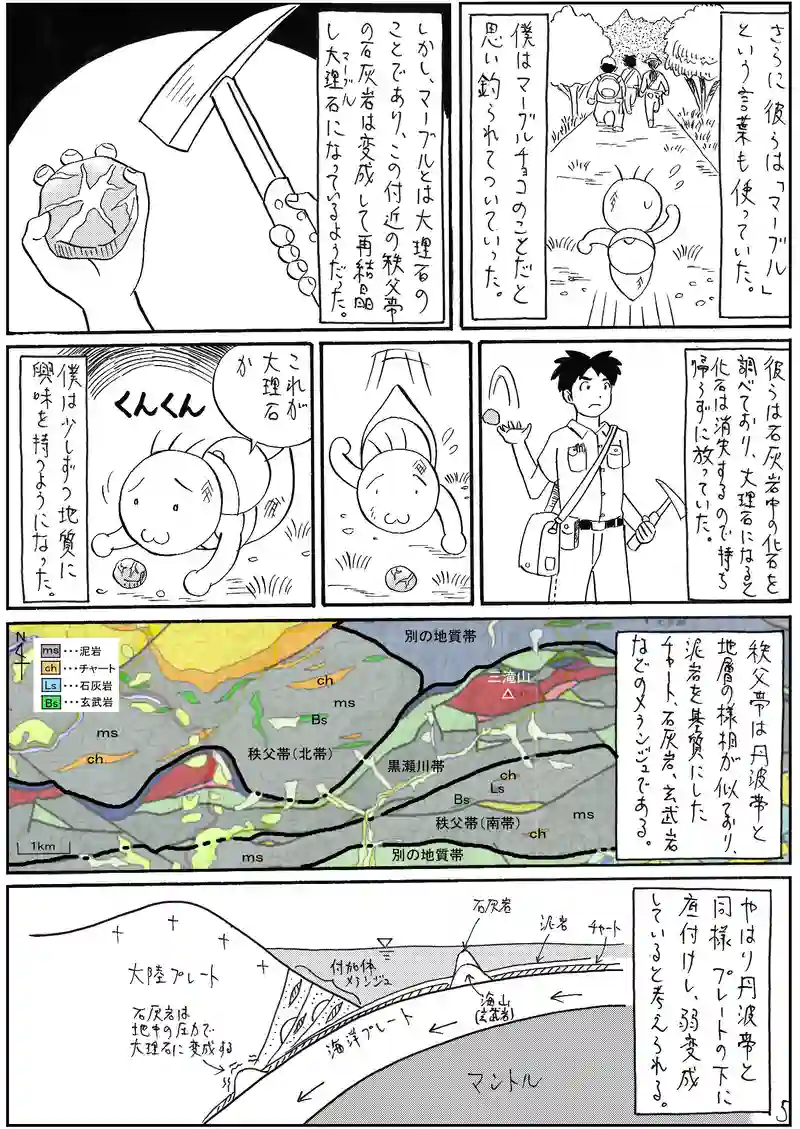 四国西予ジオパーク3 【鍵層】