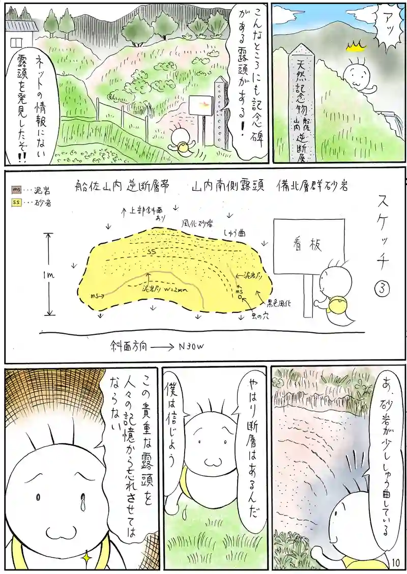 逆断層帯