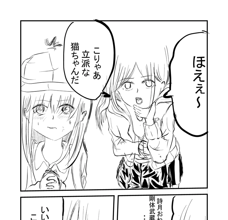 フロントウィングの猫