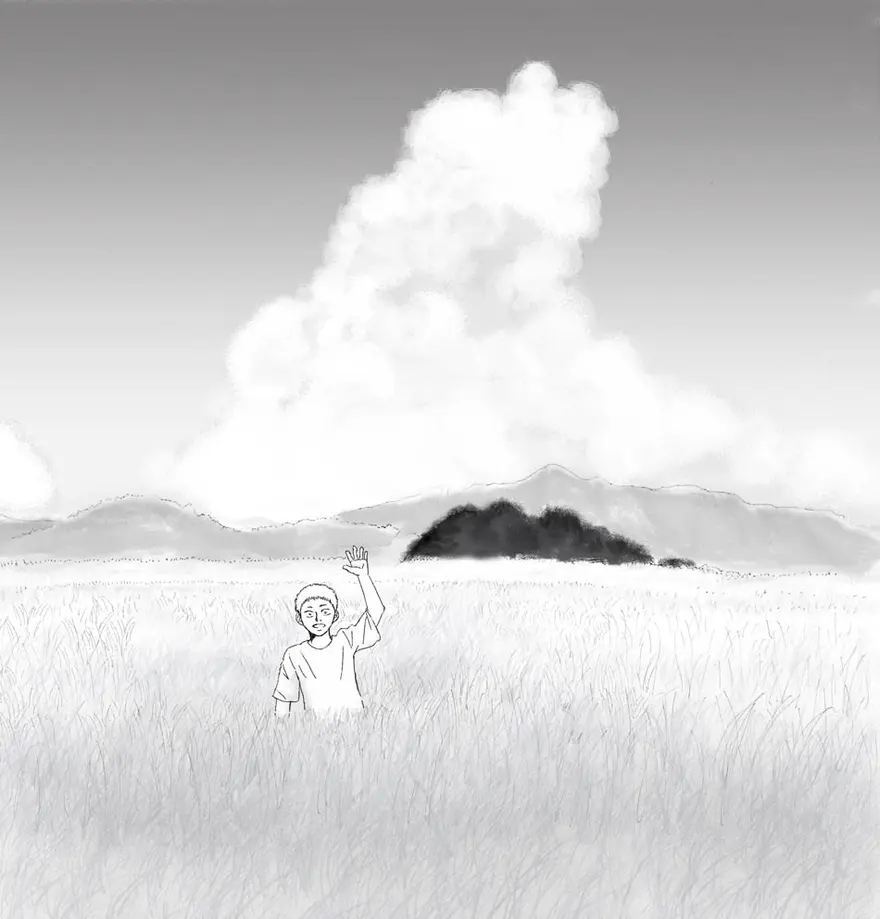 夏、少年