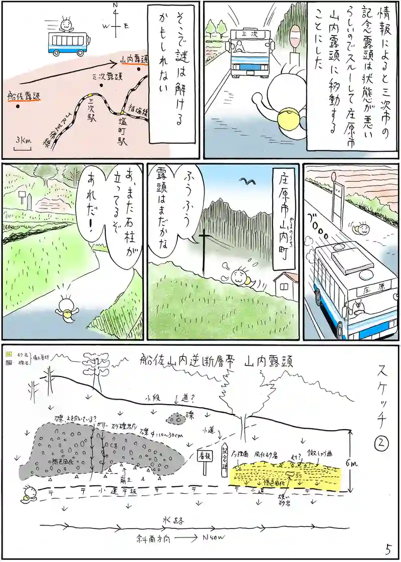 逆断層帯