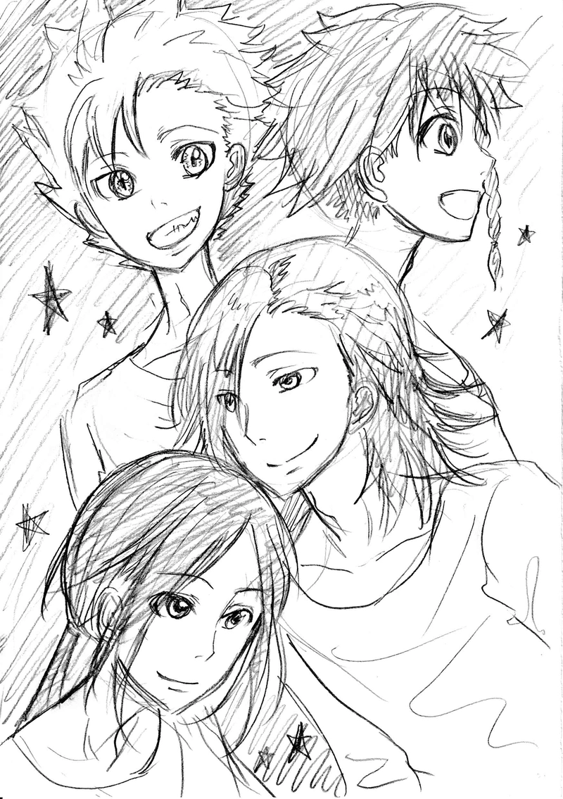 イラストまとめ、３（白黒追加中）