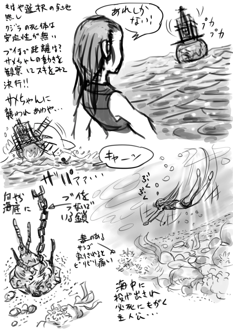 映画『ロスト・バケーション』勝手に漫画に改作　読み切り