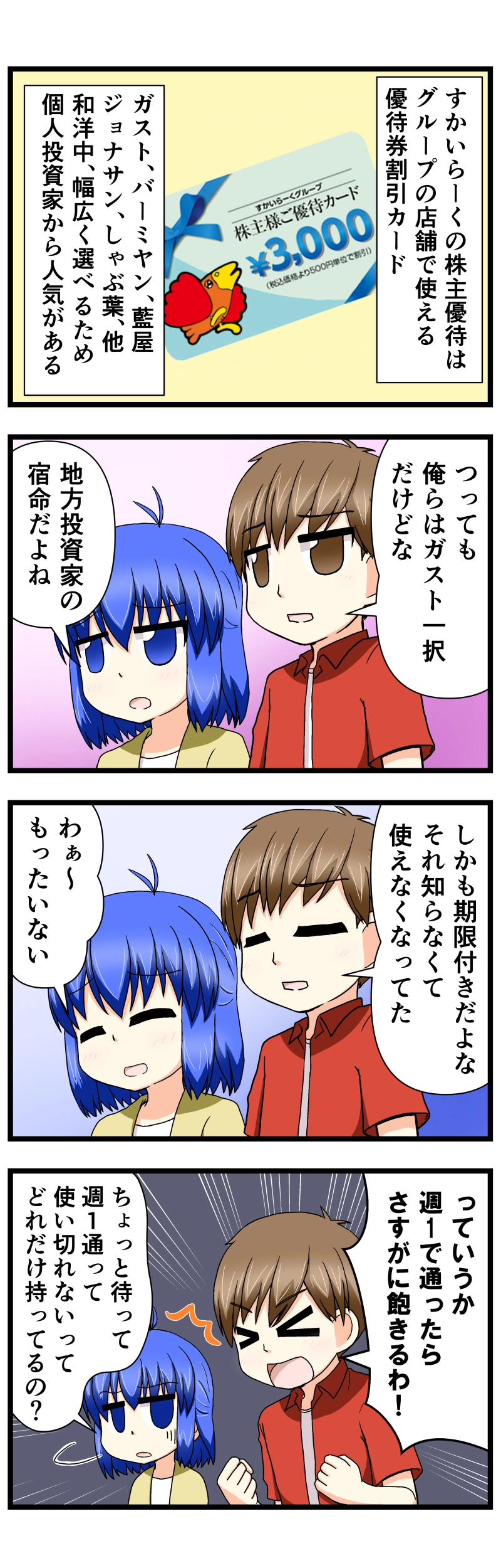 すかいらーくの優待