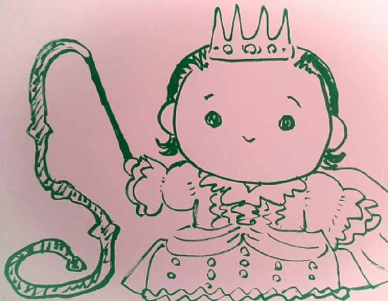 ホラーと夏見たくないかもな姫と暑いので床に寝ています。