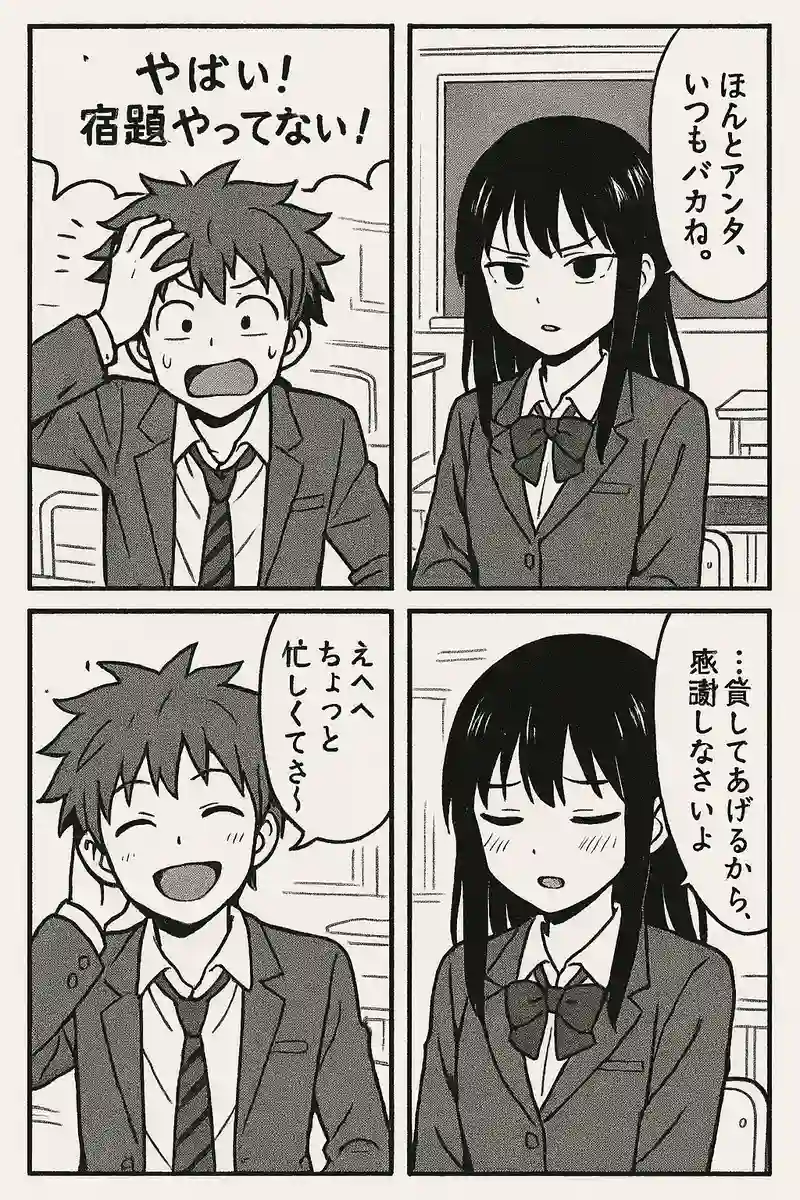 宿題とやさしさの交換