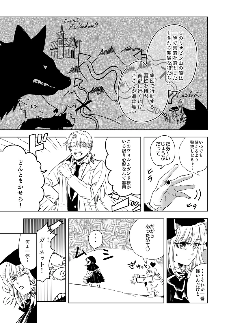 ２．白銀の白頭巾