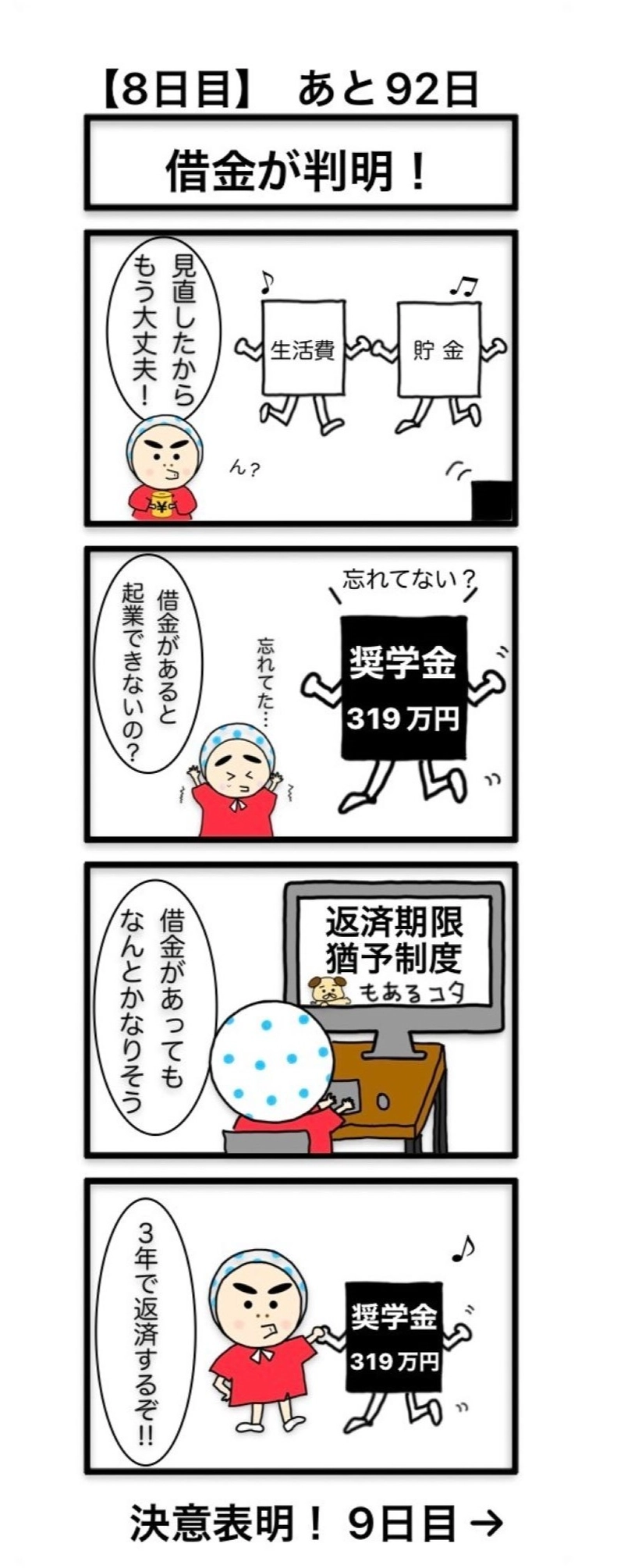 【8日目】借金が判明！