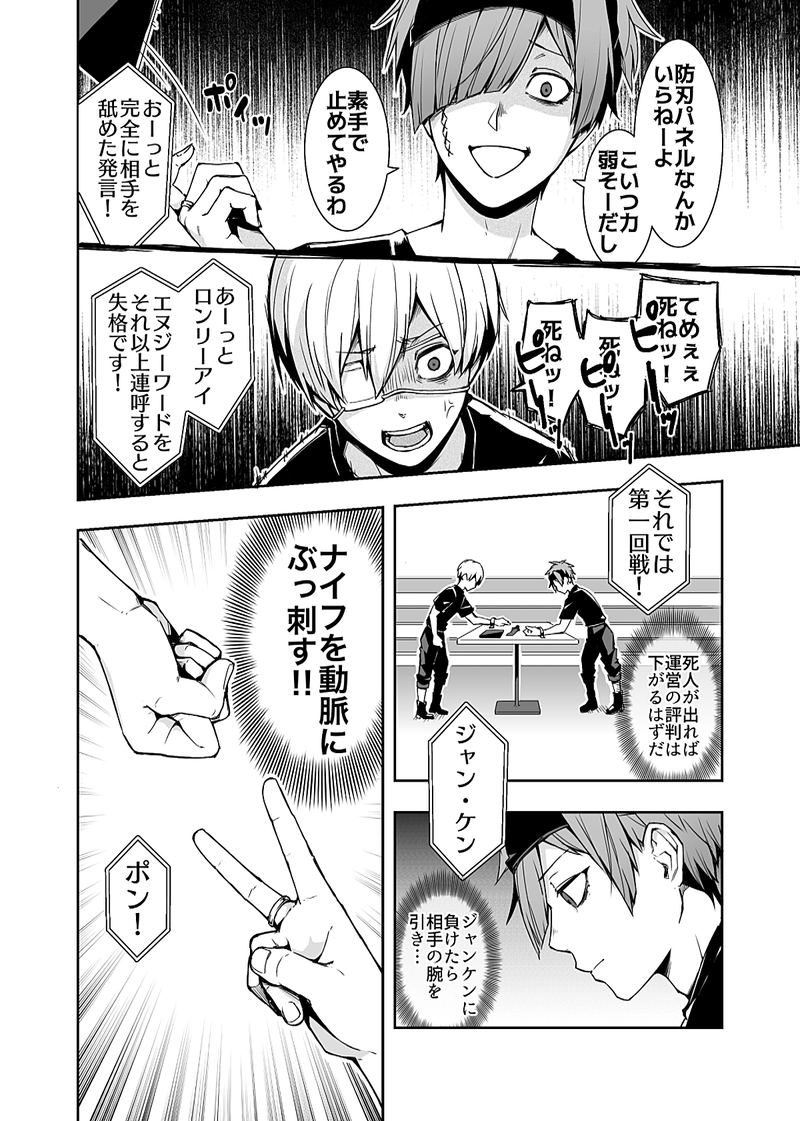 ゼロデッドゲーム(※暴力・流血有)