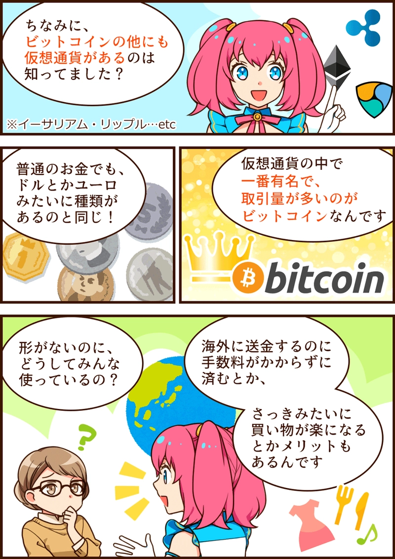 仮想通貨について漫画解説