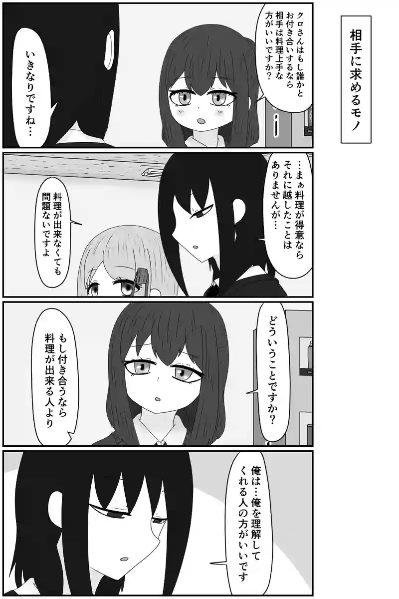相手に求めるモノ
