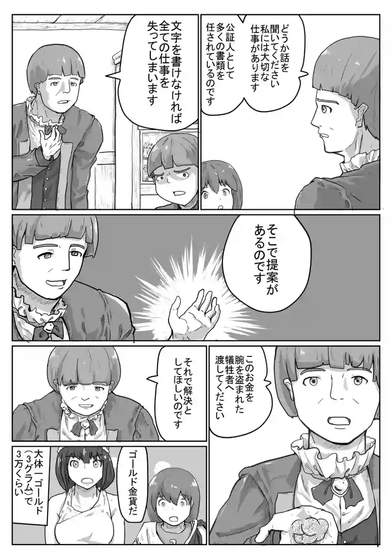 腕の行方