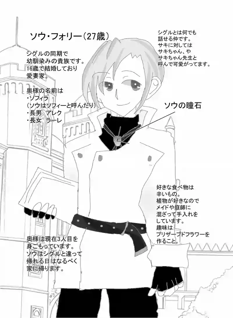 1冊目（巻末漫画と設定等）