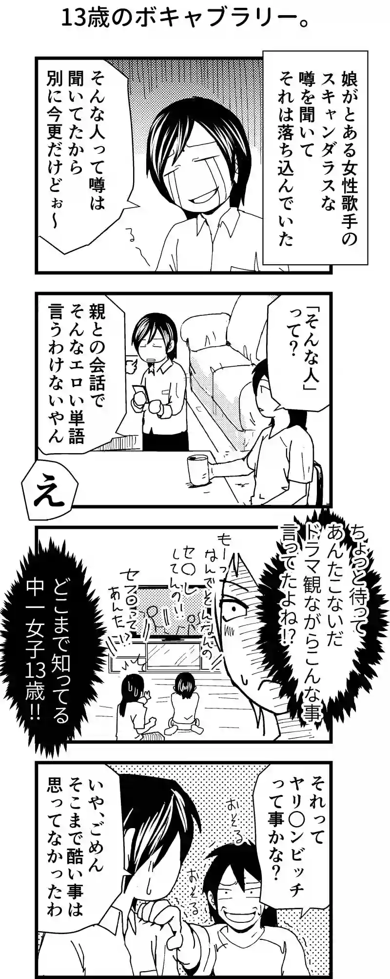 13歳のボキャブラリー。