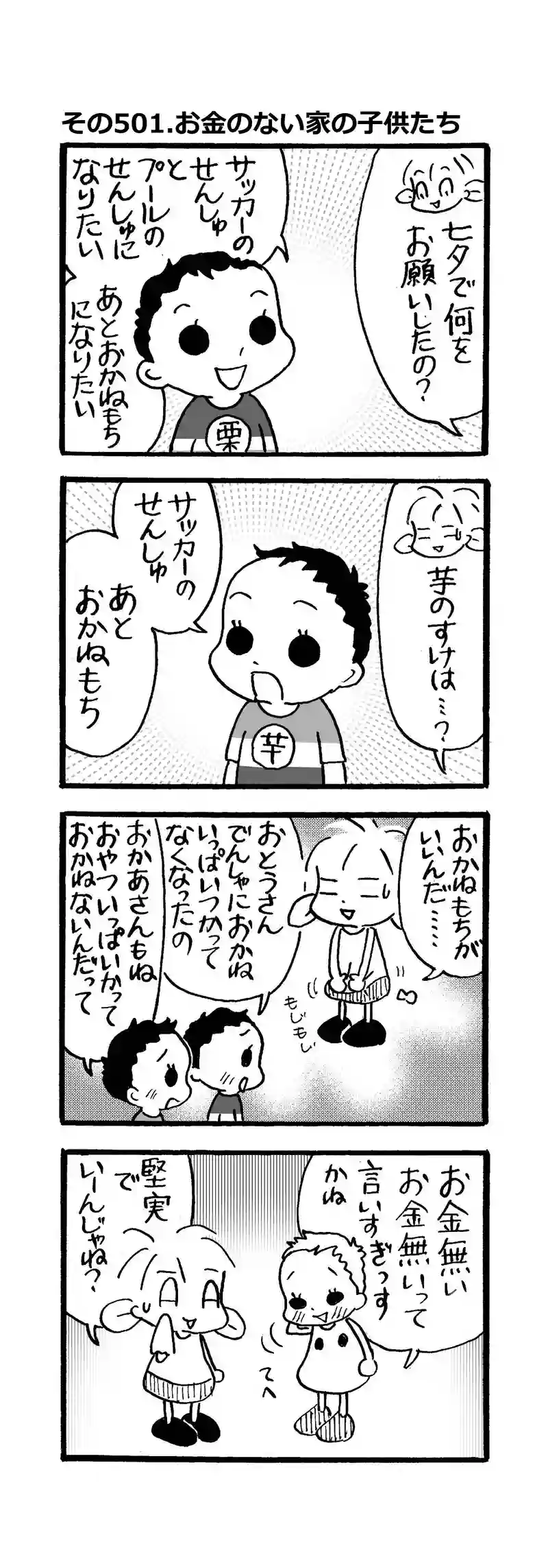 その501.お金のない家の子供たち