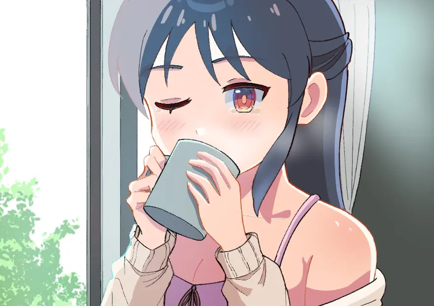 朝のコーヒー
