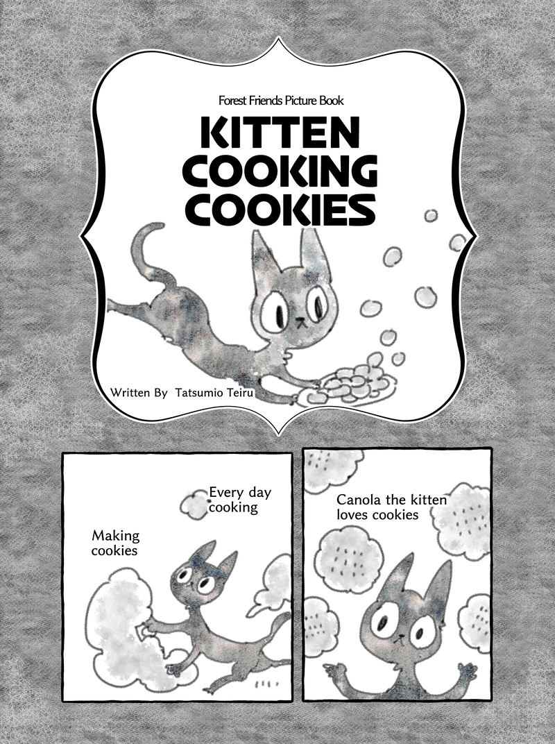 KITTEN COOKING COOKIES(EN ver)