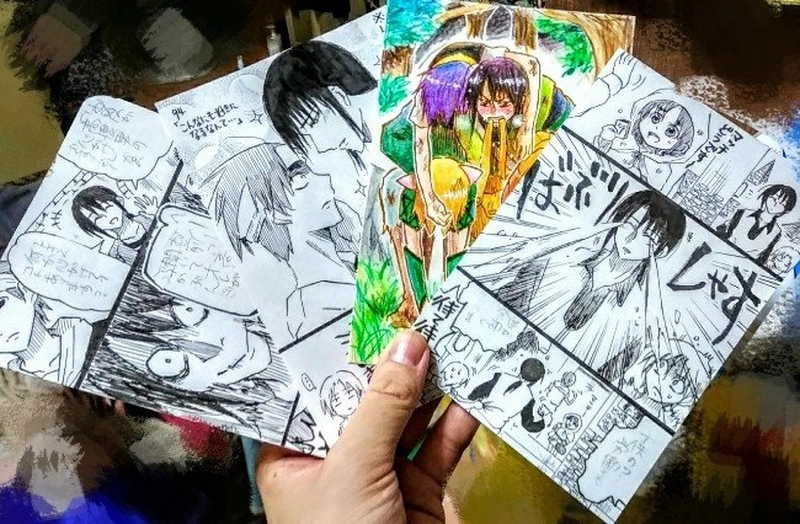 1日1絵企画で描いた1P漫画を適当に。