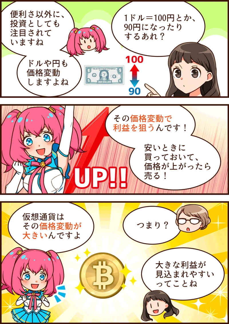 仮想通貨について漫画解説