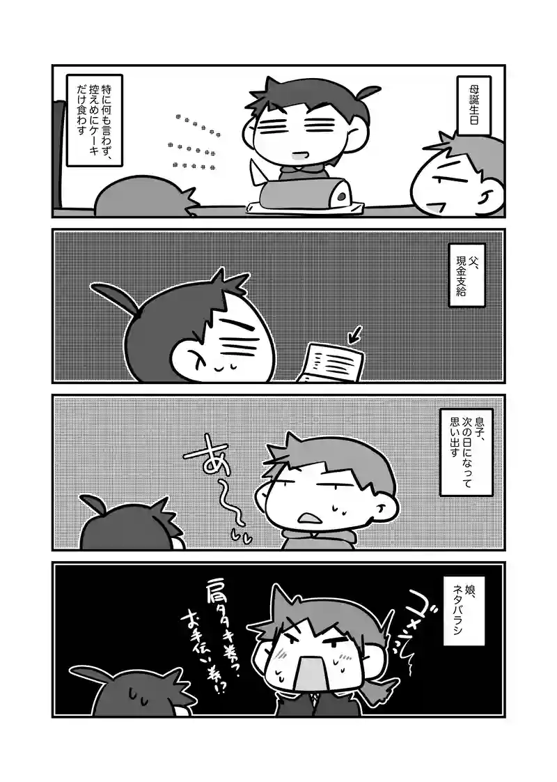 母の誕生日
