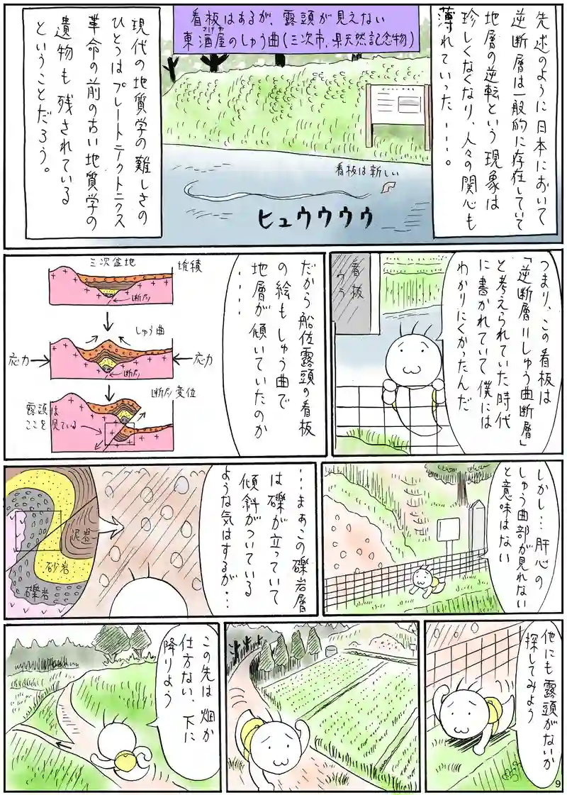 逆断層帯