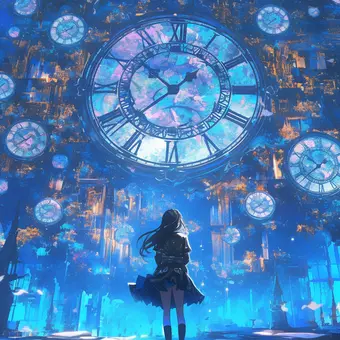 壊れた時計が笑ってる
