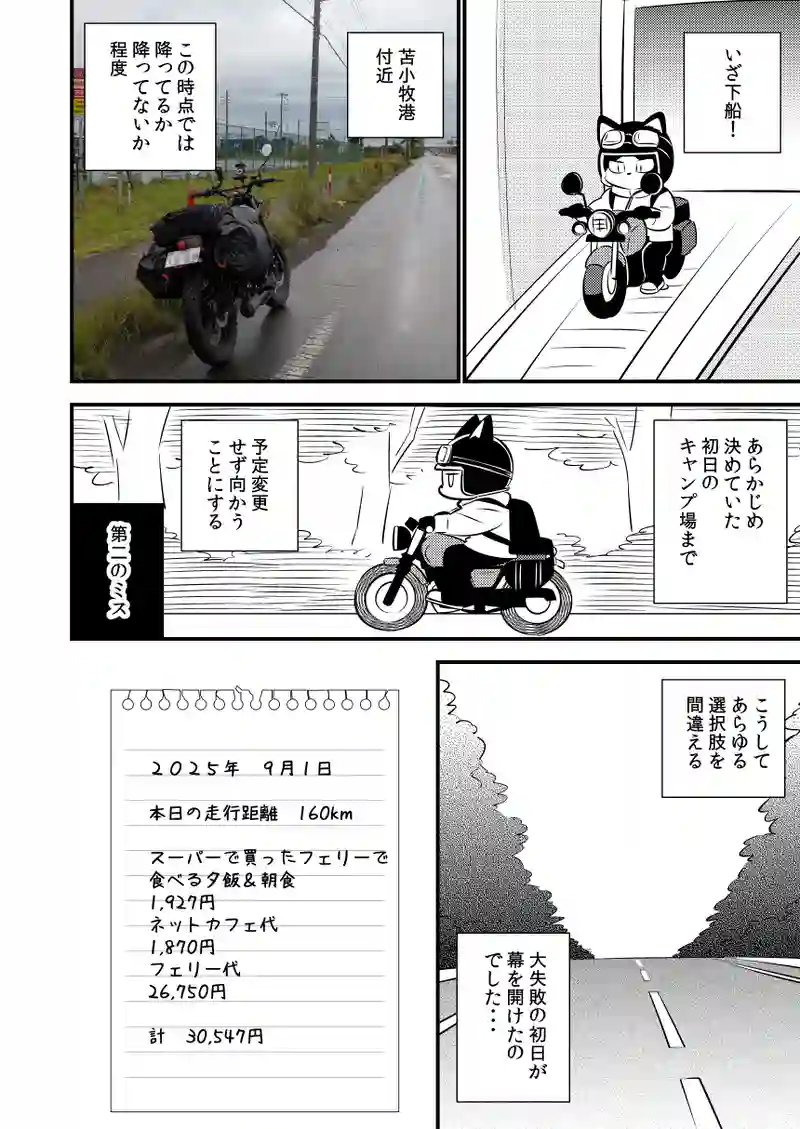 初北海道ツーリング#1