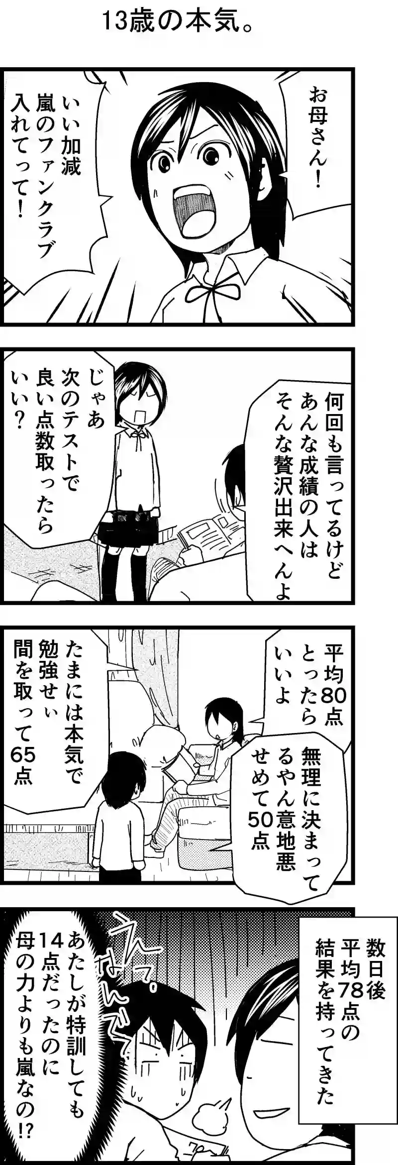 13歳の本気。