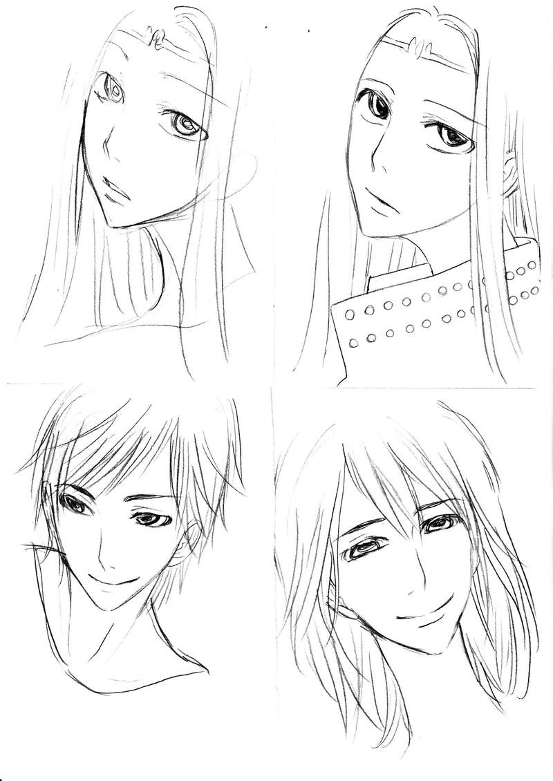 イラストまとめ、３（白黒追加中）