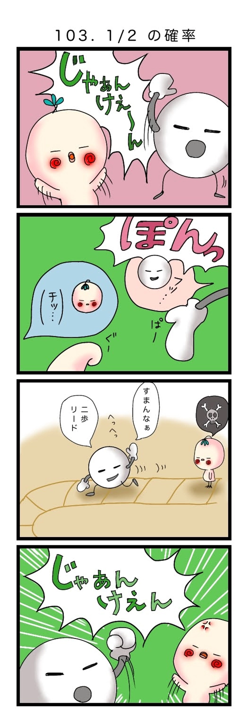 103.　1/2 の確率