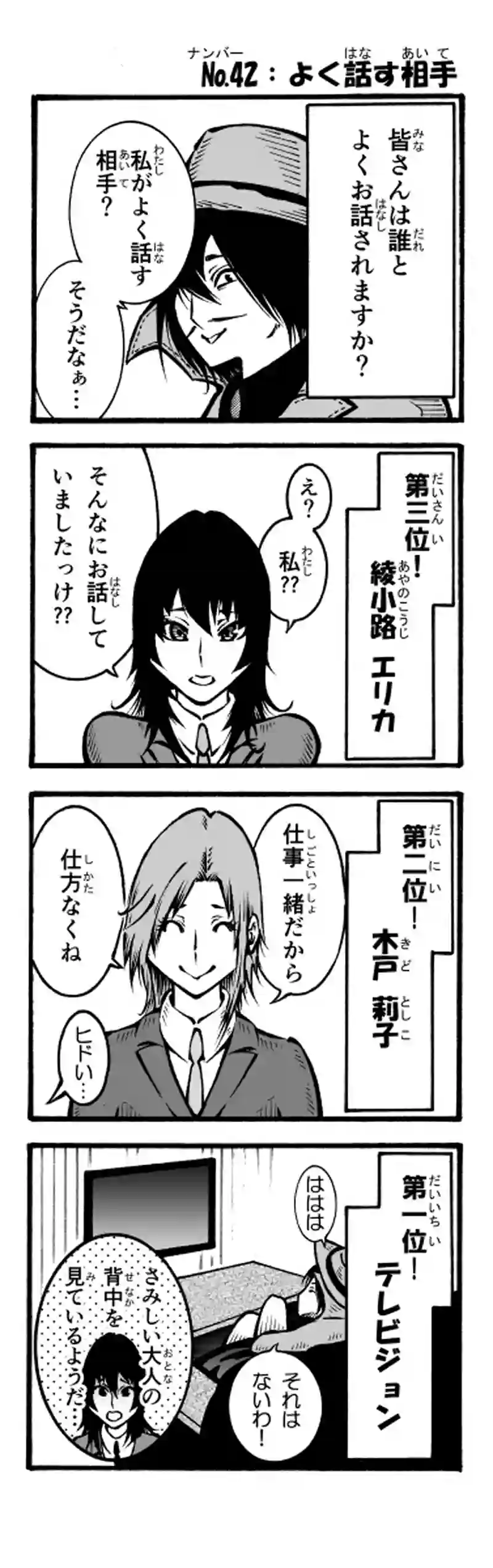 その16　よく話す相手