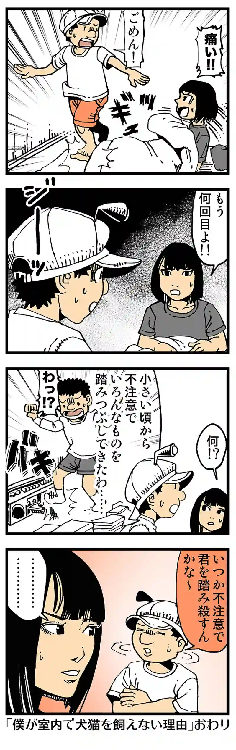【普通】踏む踏む、なるほど