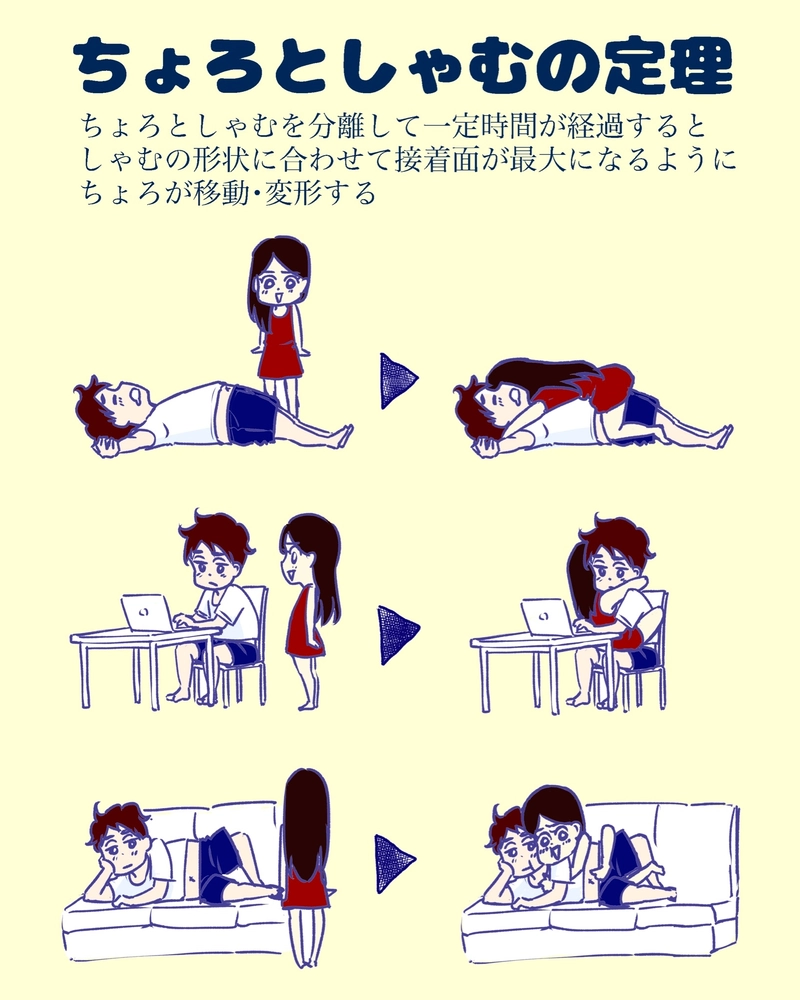 ちょろとしゃむの定理