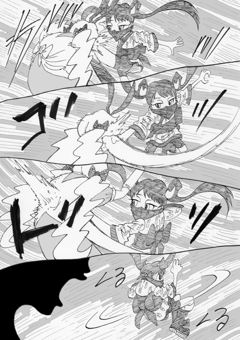 狂乱の白うさぎ