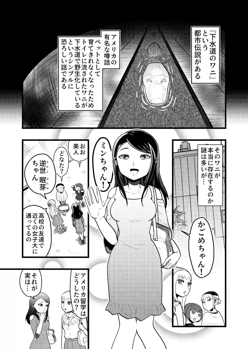 VS. 下水道のワニ