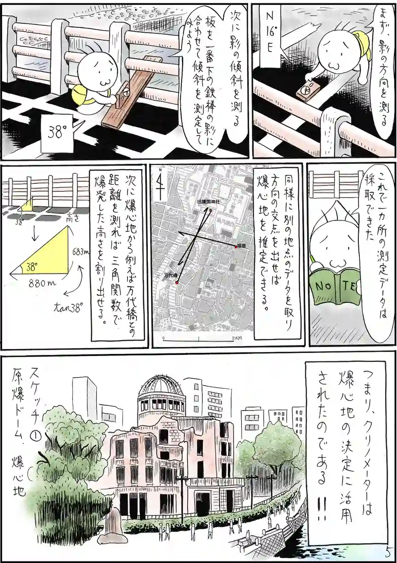 原爆と地質