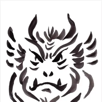 鬼顔03-mini-線画