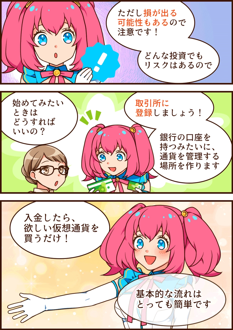 仮想通貨について漫画解説