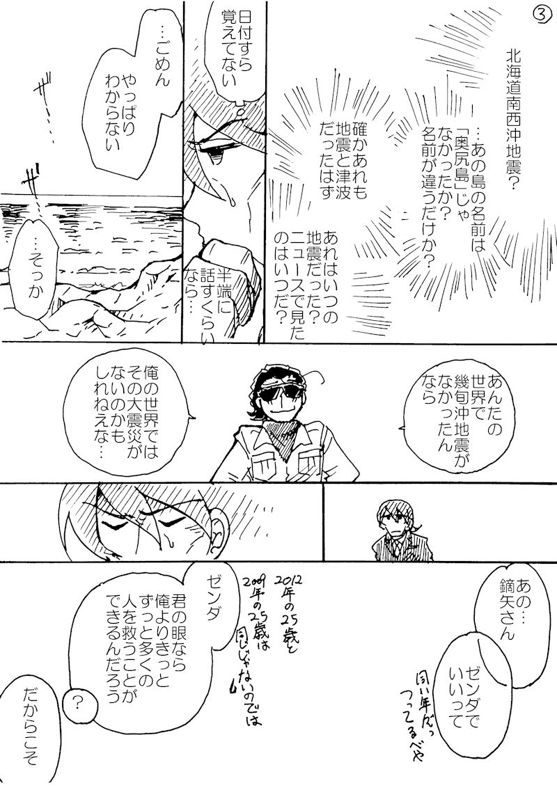 創作タグ#うちの別作品の主人公を対面させてみる（2012年春）