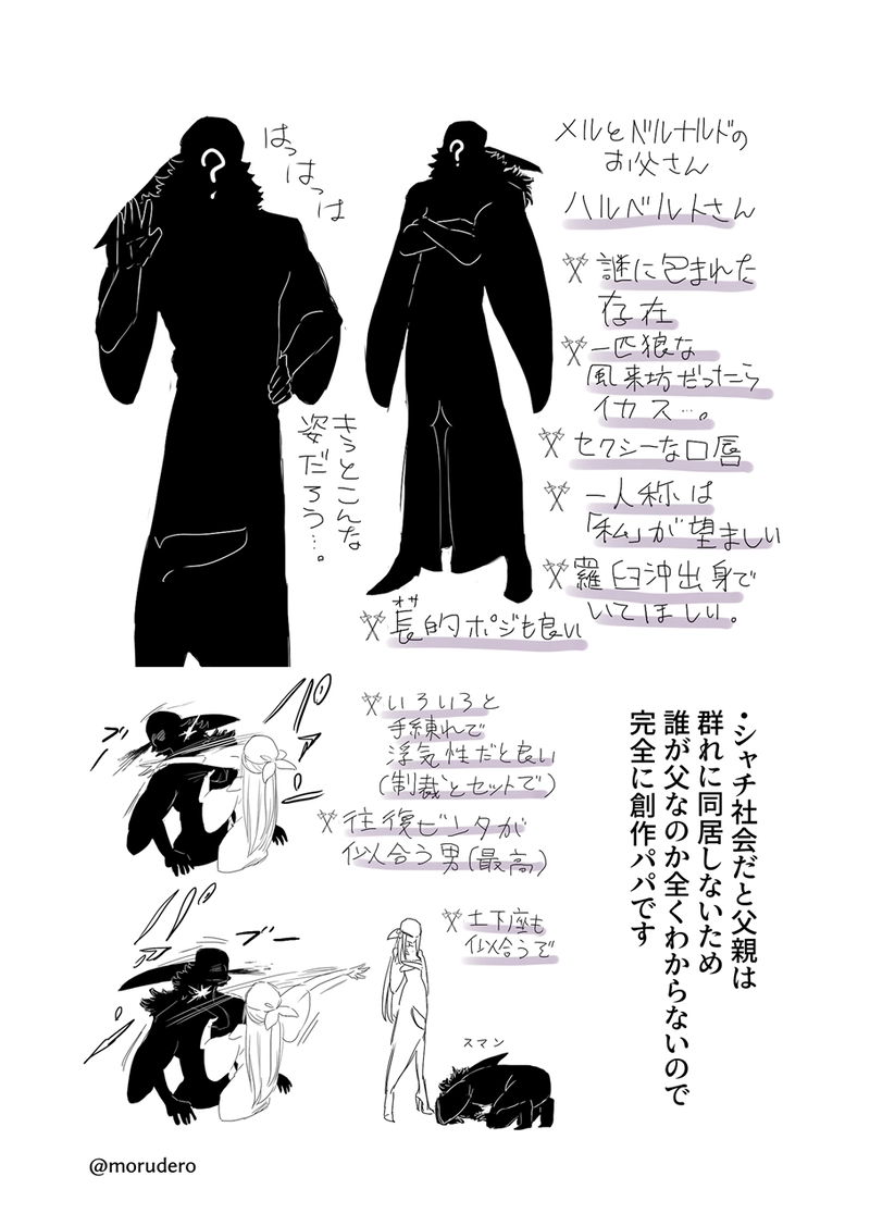 メルとベルナルド設定