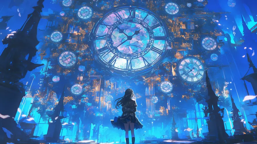 壊れた時計が笑ってる