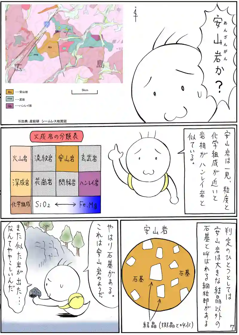 古生層 ハンレイ岩
