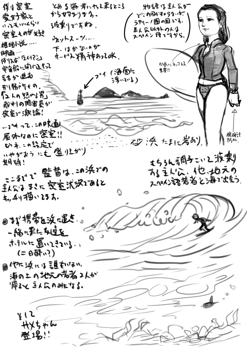 映画『ロスト・バケーション』勝手に漫画に改作　読み切り