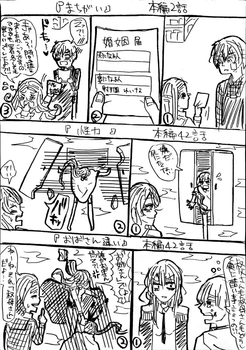 【間違い】【怪力】【おばさん違い】
